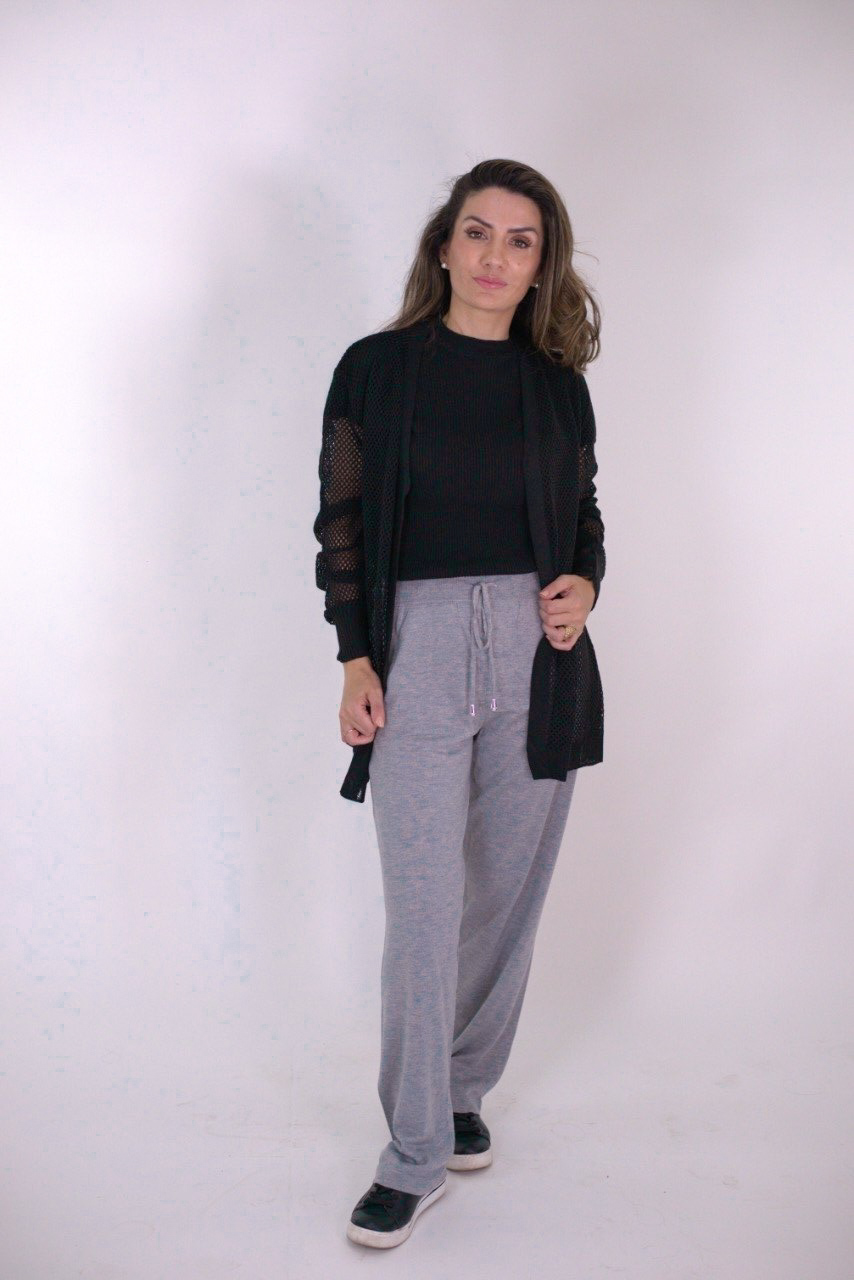 Calça Larga Reta com Bolso - ref 24033 - CF5 - Imagem 3