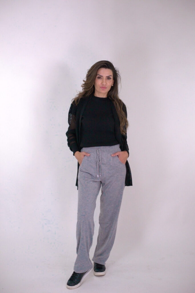 Calça Larga Reta  com Bolso - ref 24033 -  CF5