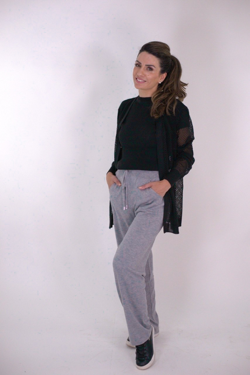 Calça Larga Reta com Bolso - ref 24033 - CF5 - Imagem 5