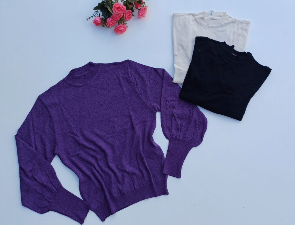 Blusa Com Manga Bufante - Ref 24013/BF2