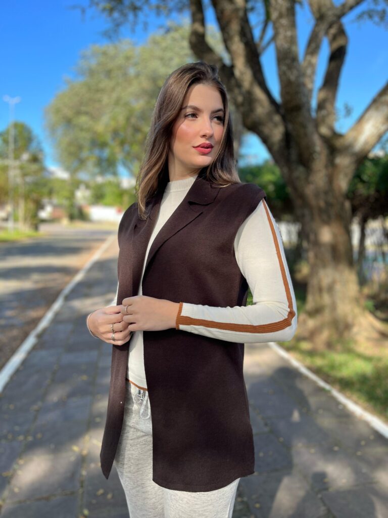 Colete com Lapela 24041  - Ref. ColF12