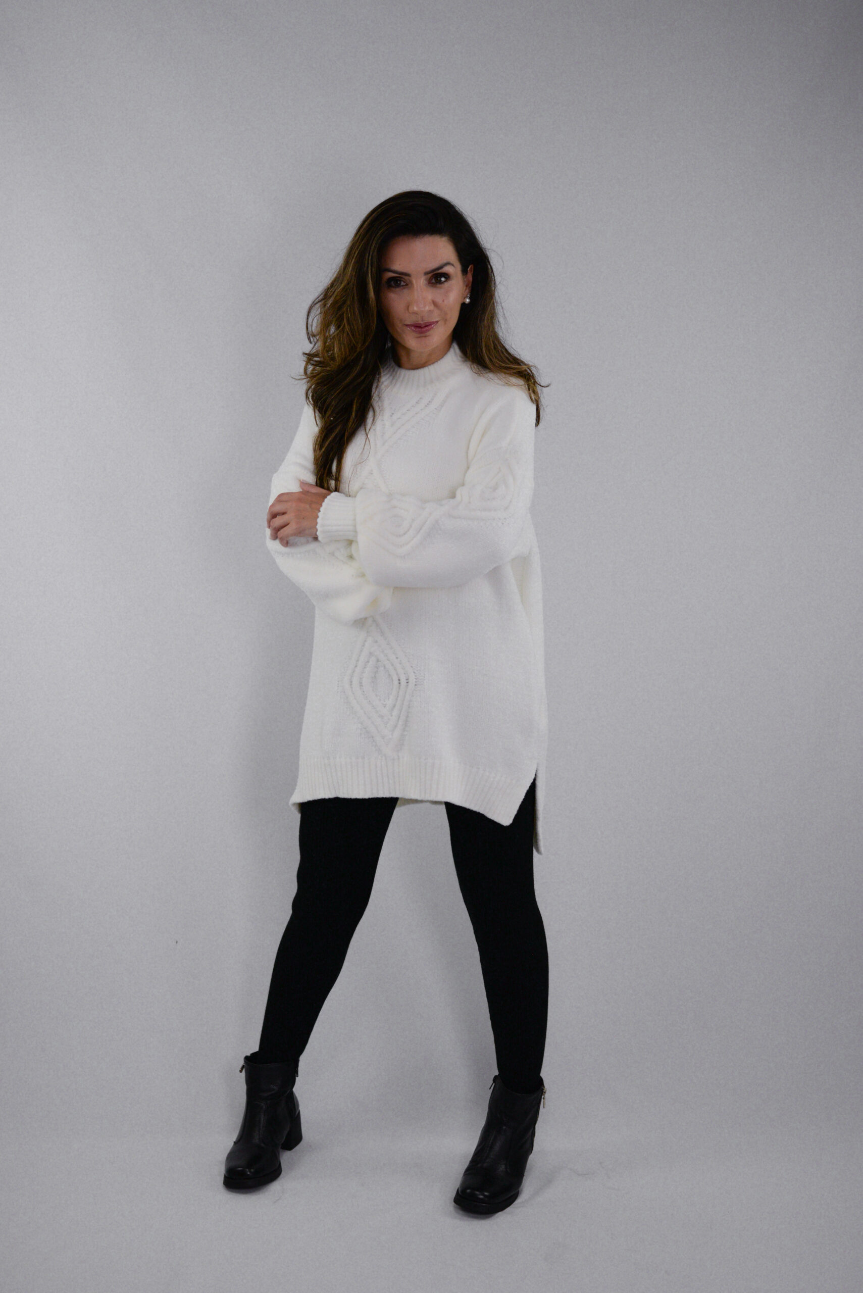 Blusa Losangulos corpo e Manga - E 9227 - Ref. BF 19 - Imagem 3