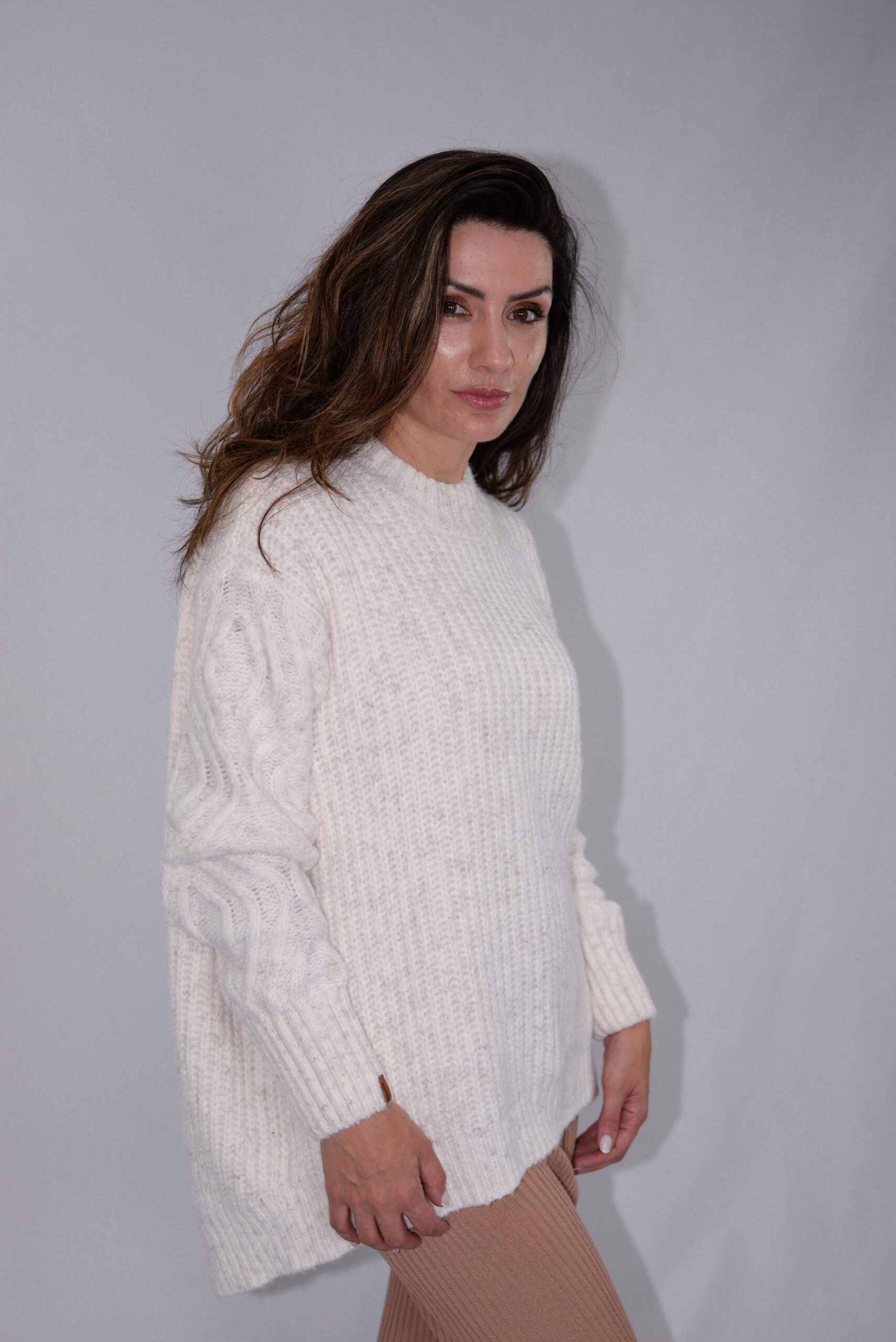 Blusa Ponto Pérola com manga Arans- E 9225 - Ref. BF 18