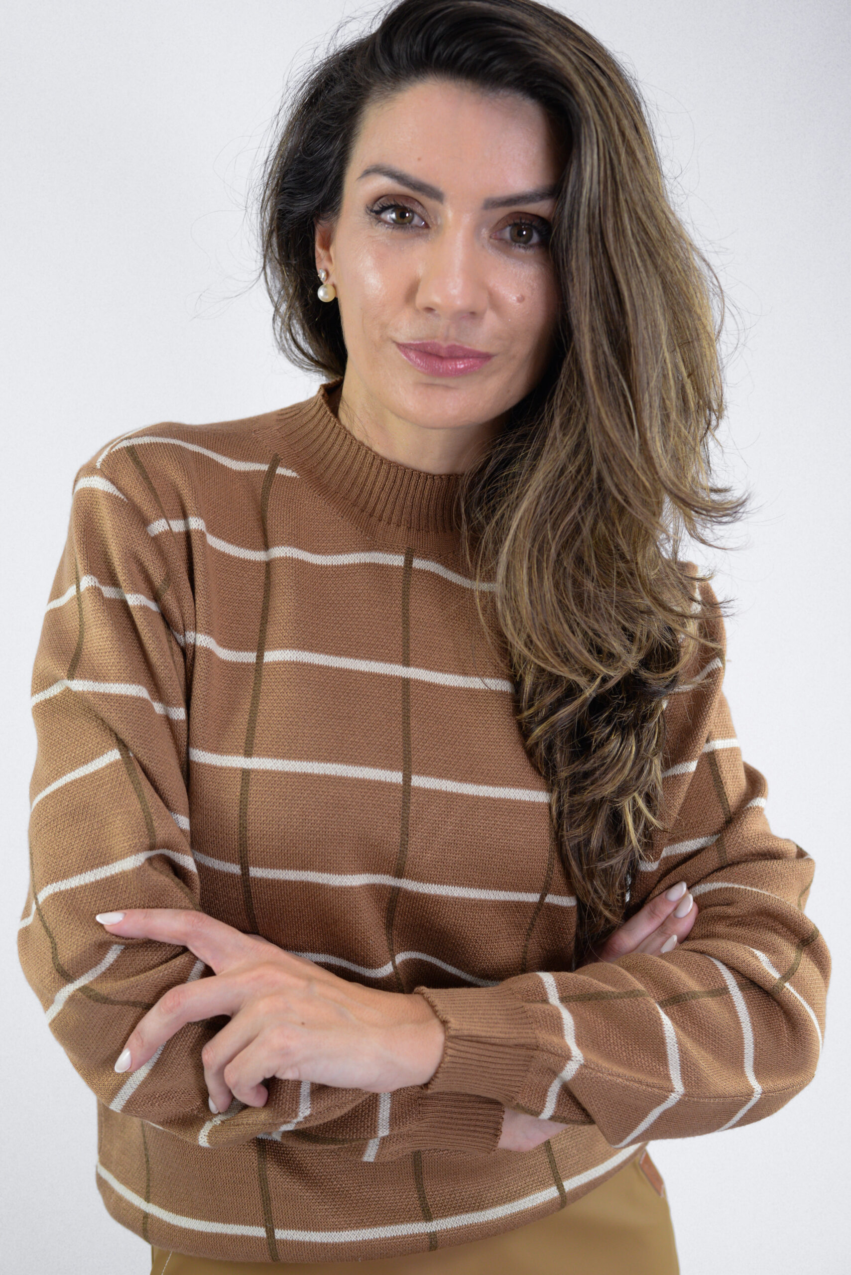 Blusa Jacquard com Quadrado - Ref. BF 23 - Imagem 4