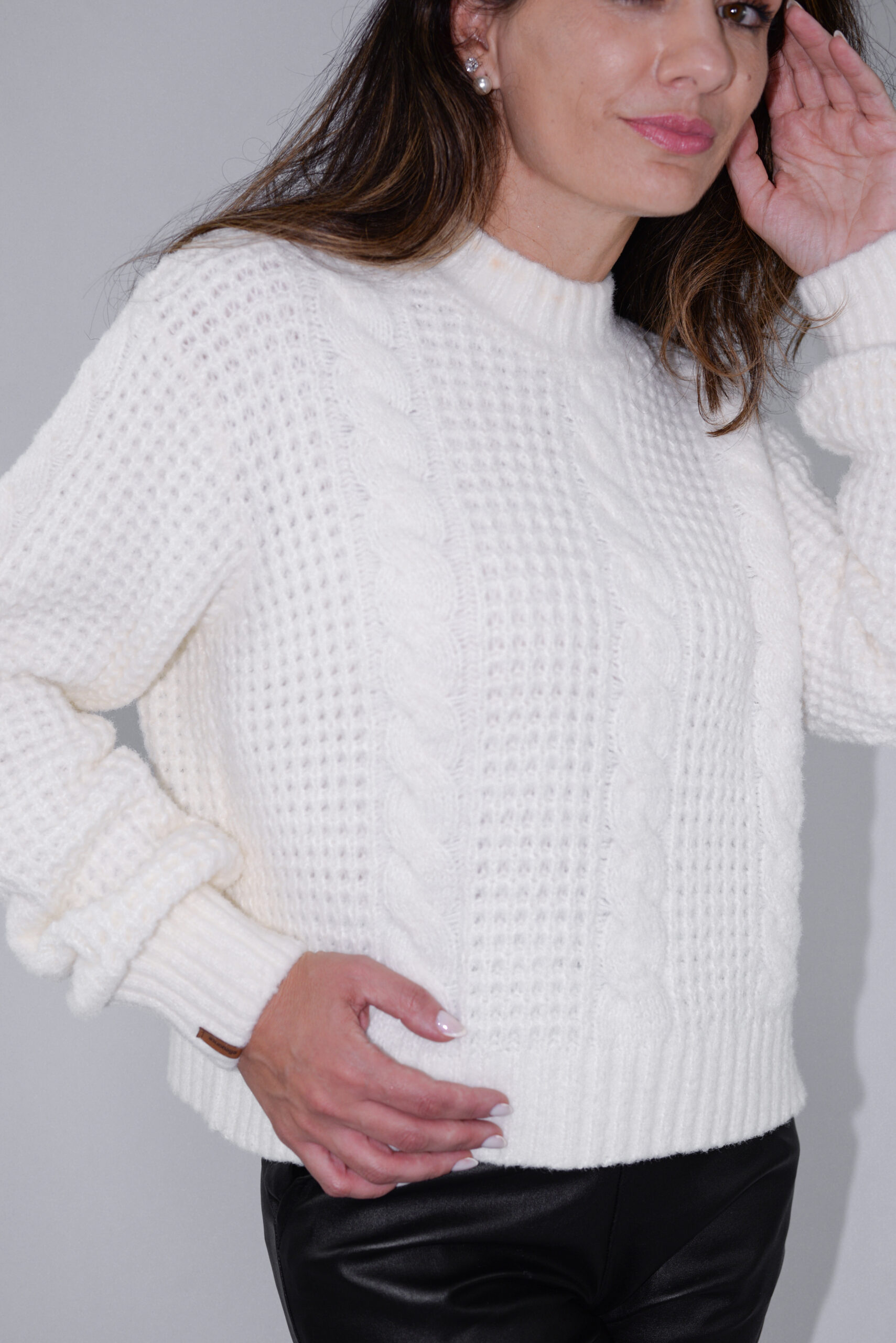 Blusa Croped com Tranças na Frente - E 9206 - Ref. BF14 - Imagem 3